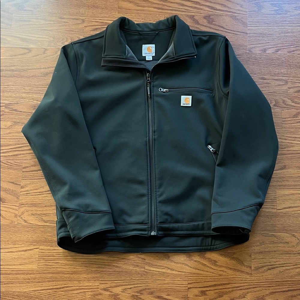 Carhartt Dark Softshell Jacket with Logo